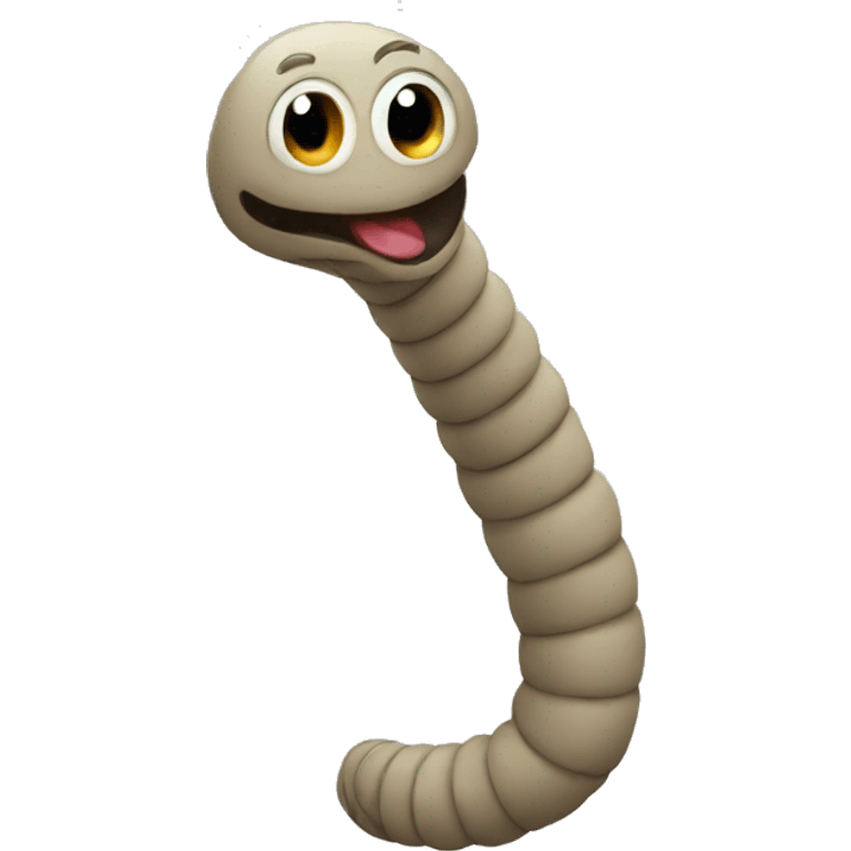 worm emoji