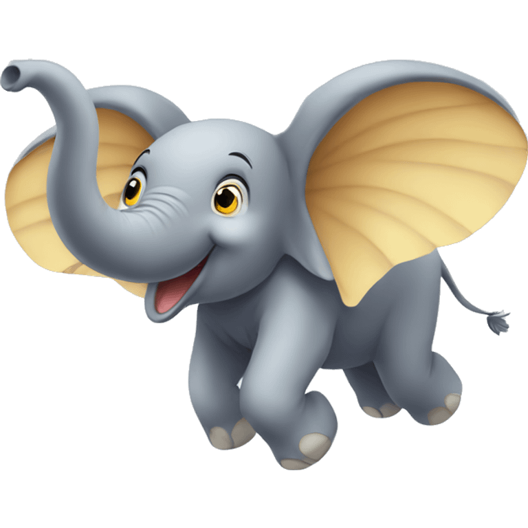 flying elephant emoji