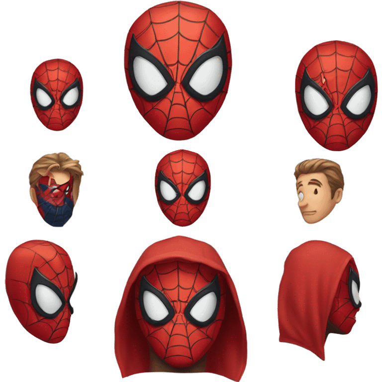 spiderman mask emoji