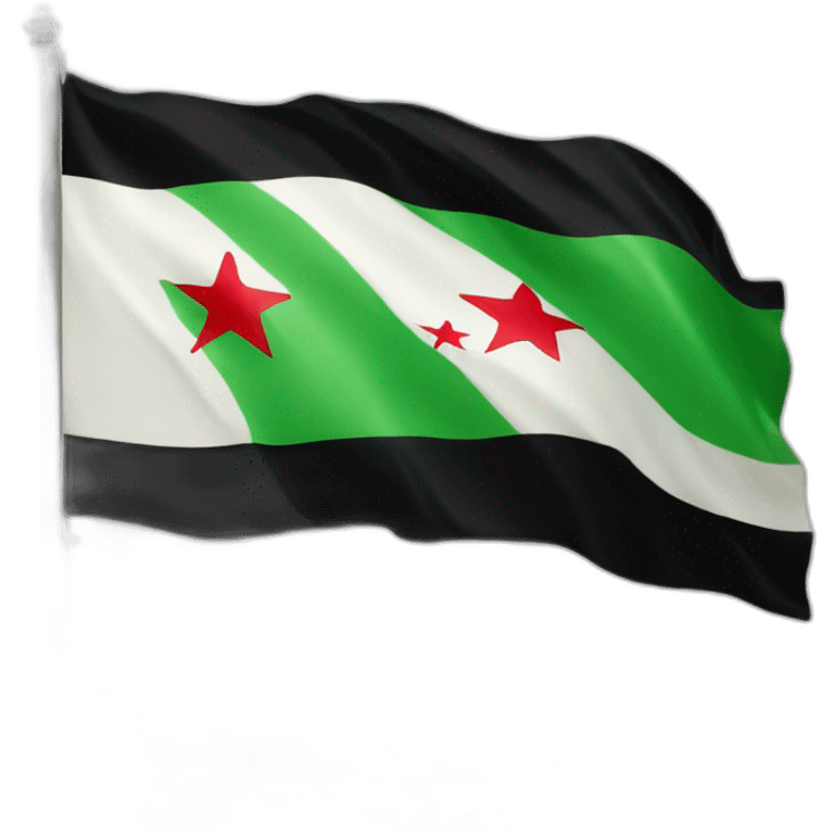 Syrian fsa flag  emoji