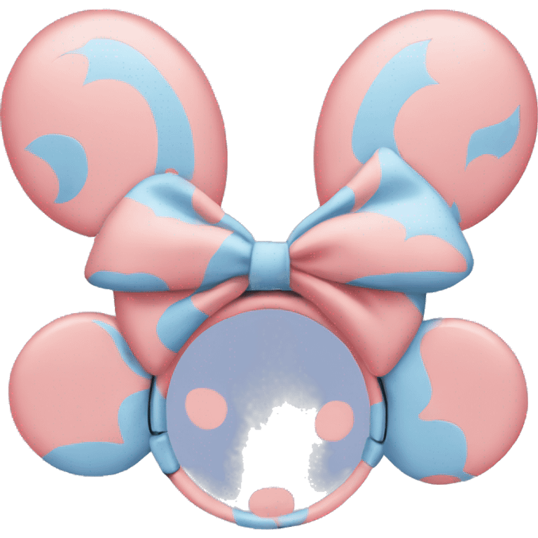 Minnie ears blue  emoji