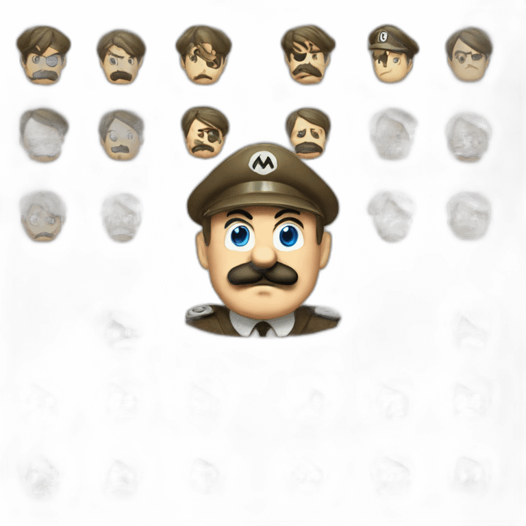 hitler mario emoji