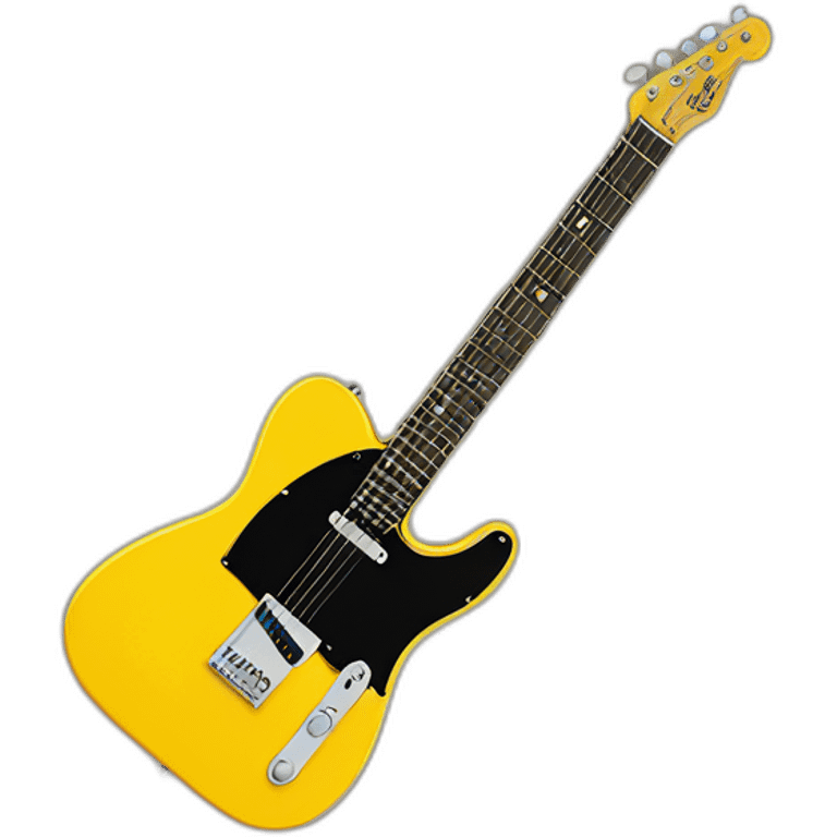 fender yellow telecaster emoji