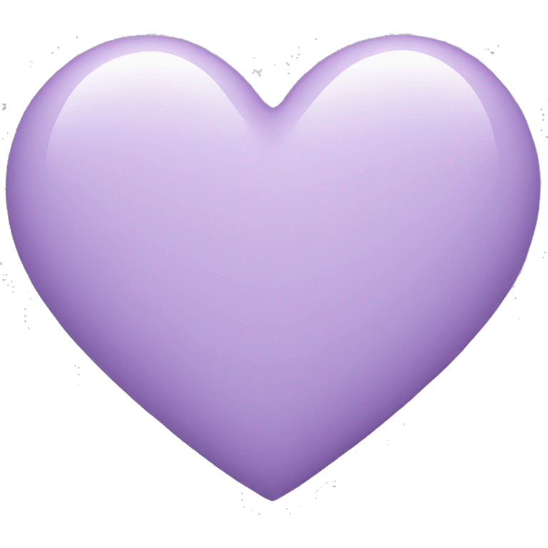 Light purple heart emoji