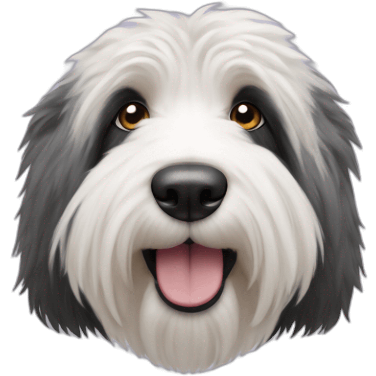 English sheepdog realist emoji