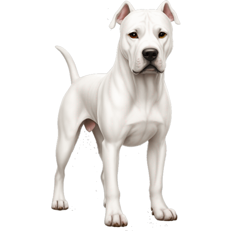 Dogo Argentino Dog Breed Full Body emoji