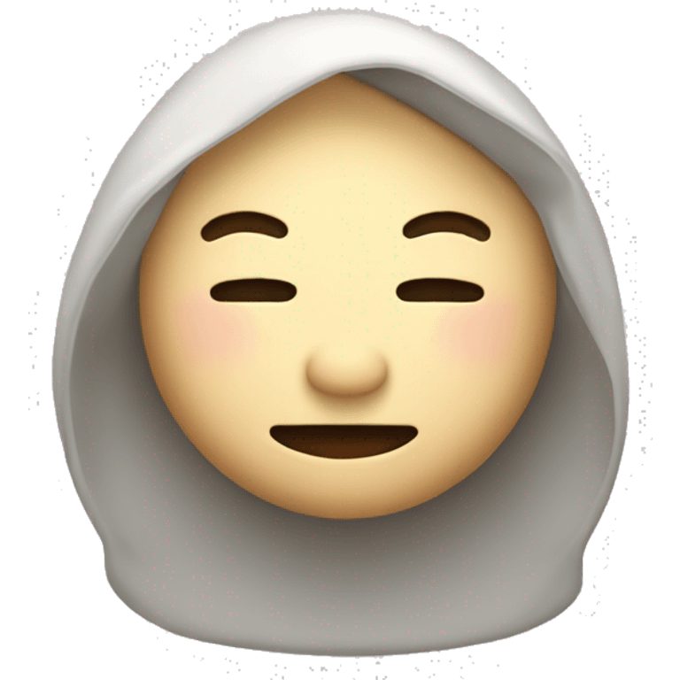 generate an image of an sleeeping emoji emoji