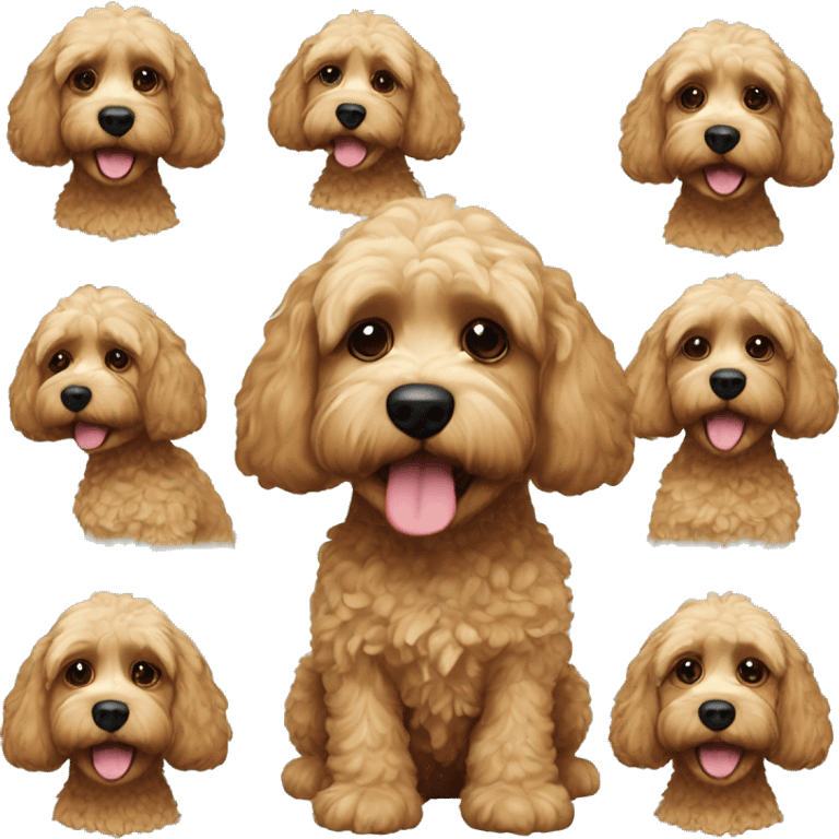 Cockapoo dog emoji