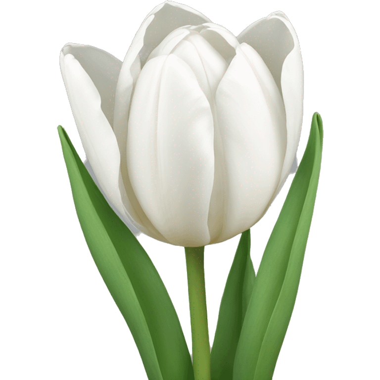 White tulips emoji