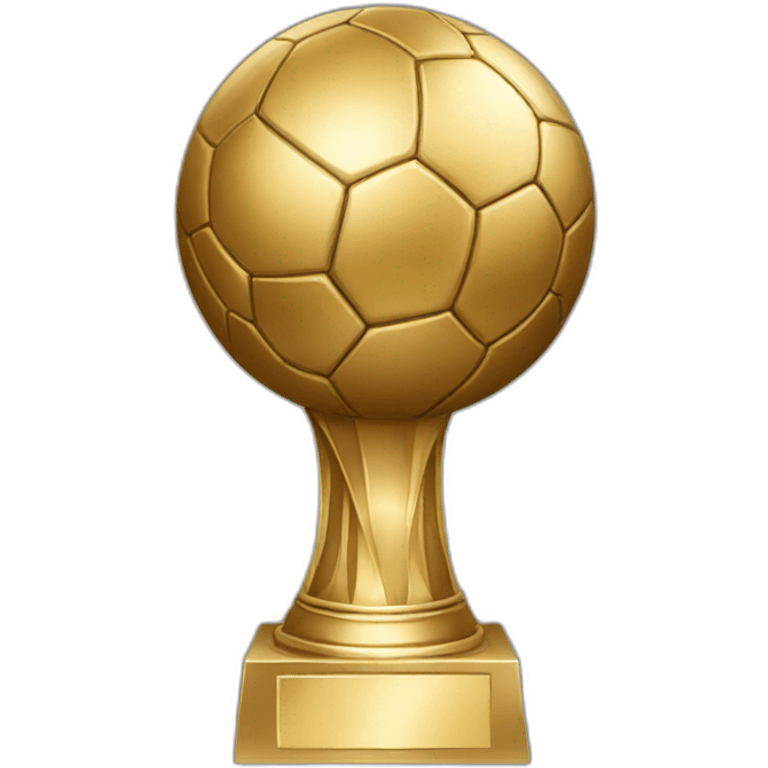 Golden Ball trophy  emoji