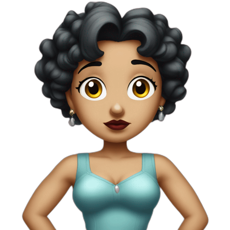 Tough Betty Boop emoji