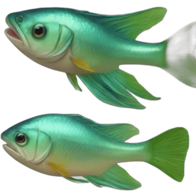 hyper realistic fishy Sanna Marin emoji