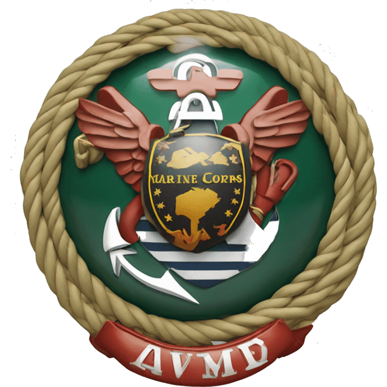 Marine Corps Eagle Globe and Anchor emoji