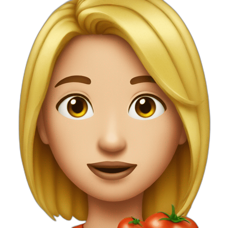 tomato girl emoji