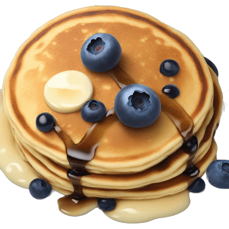 Blueberry pancakes  emoji