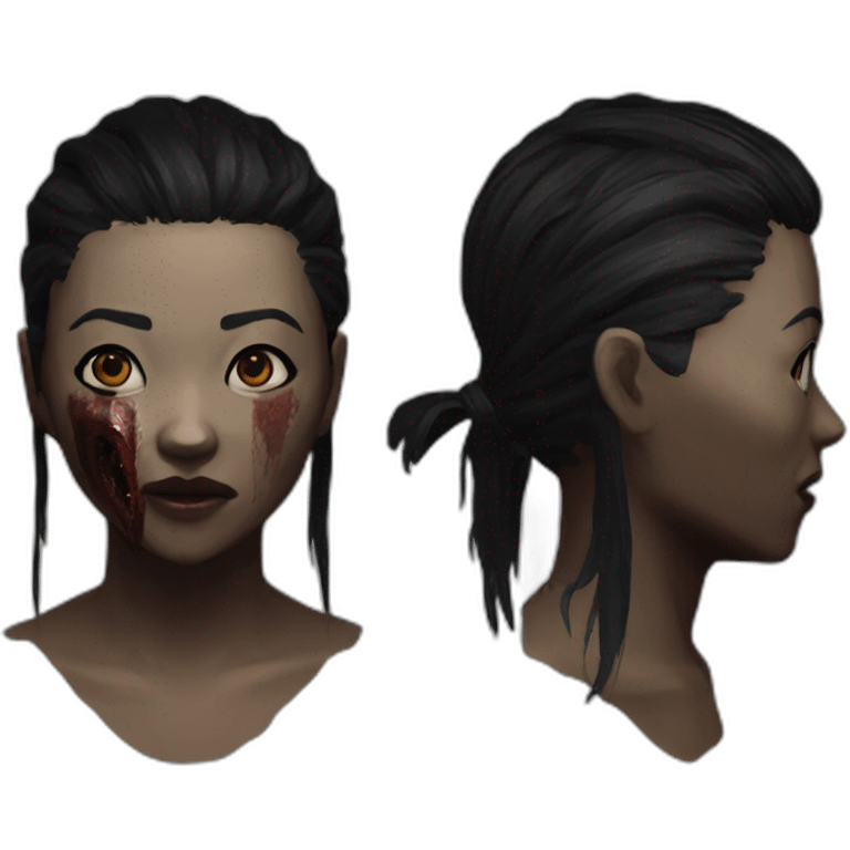 Fang min from dead by daylight emoji