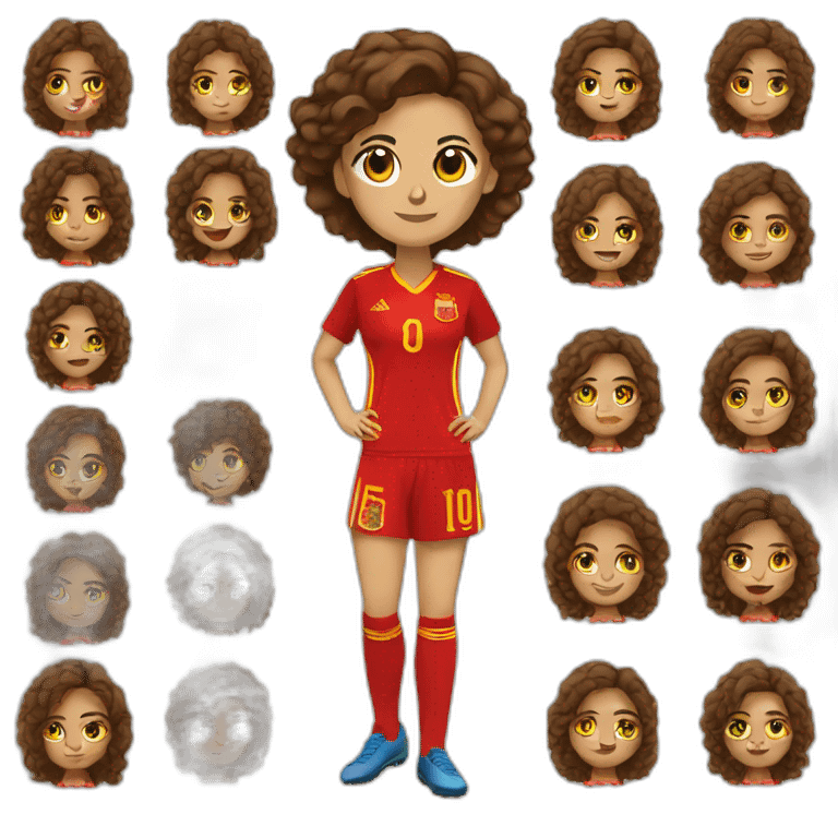 Spanish football women national team emoji