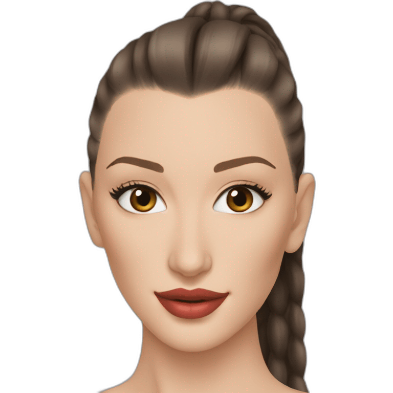 Bella hadid emoji