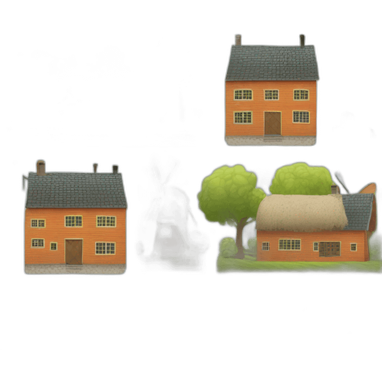 Dutch farmhouse emoji