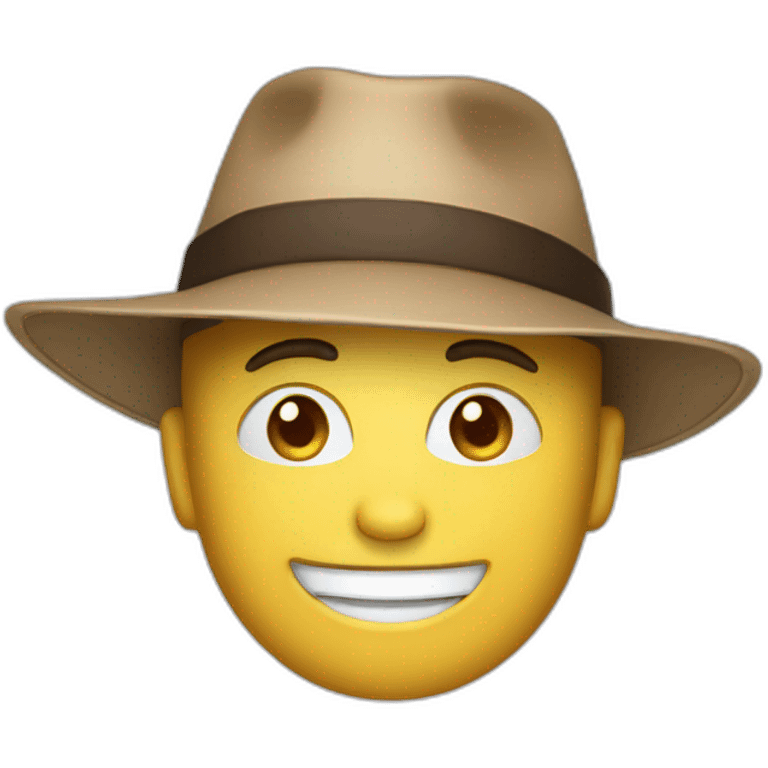 Chat avec chapeau emoji