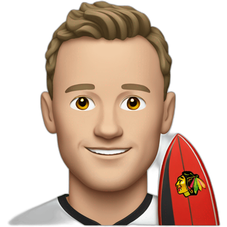 Jonathan Toews as surfer emoji