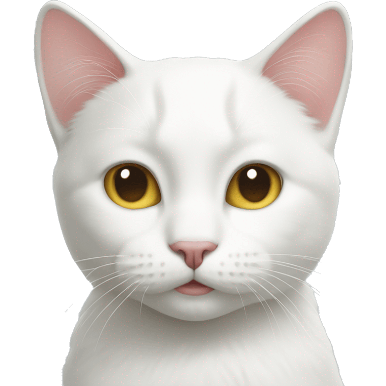 White cat emoji