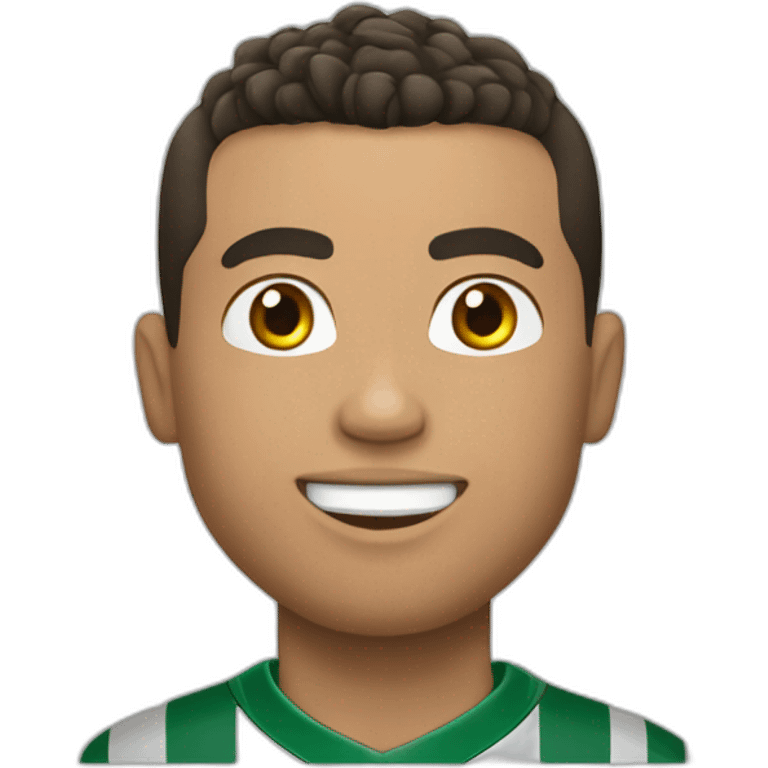 Ronaldo qui fait un prout emoji