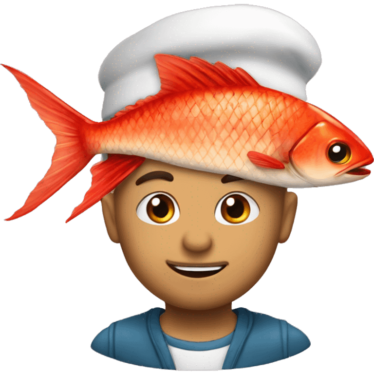 Pesce rosso innamorato emoji