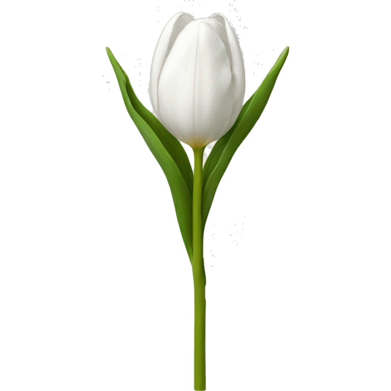 White tulip emoji