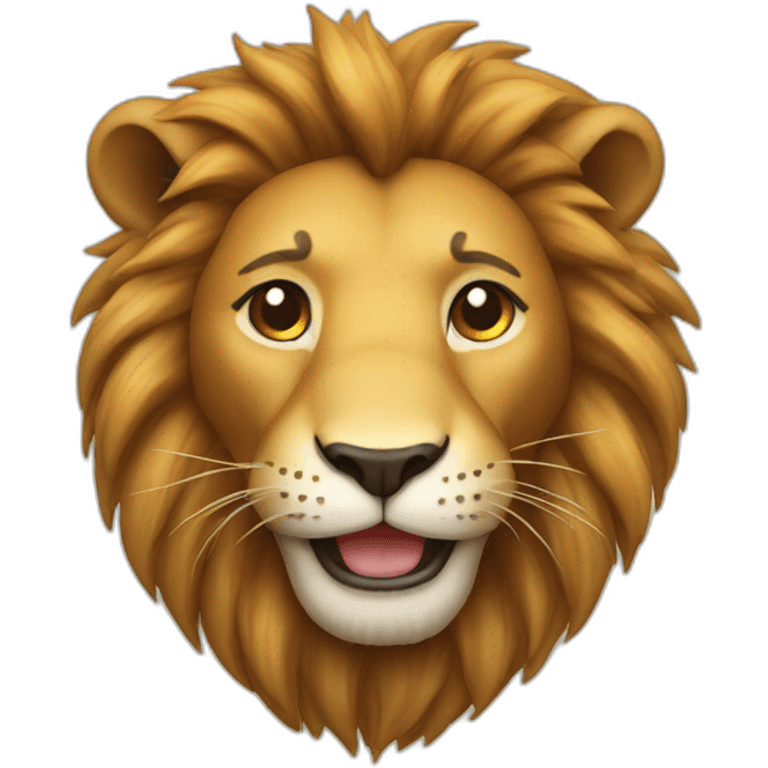 smile lion emoji