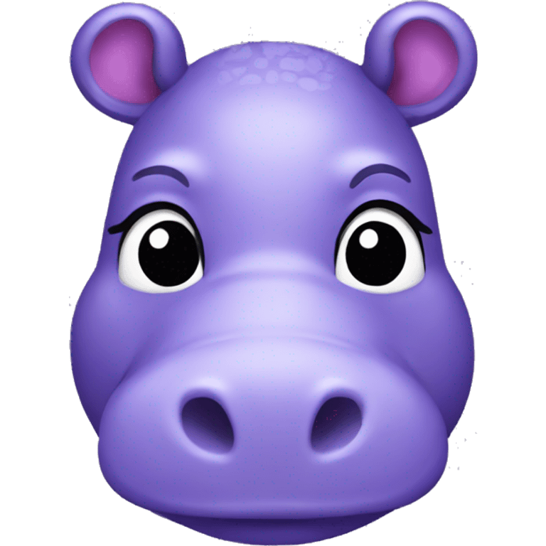 Purple Hippo emoji