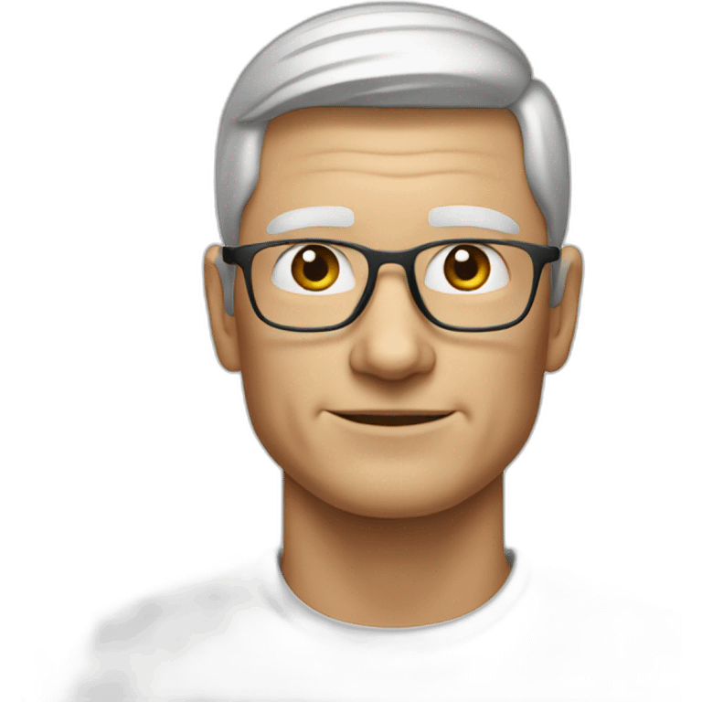 a white guy like tim cook emoji