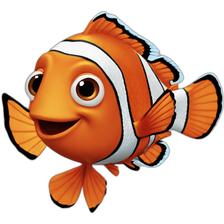 Nemo avec un coeur emoji