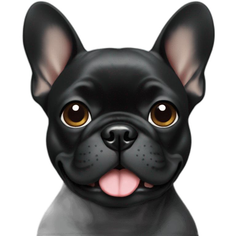 black frenchie emoji