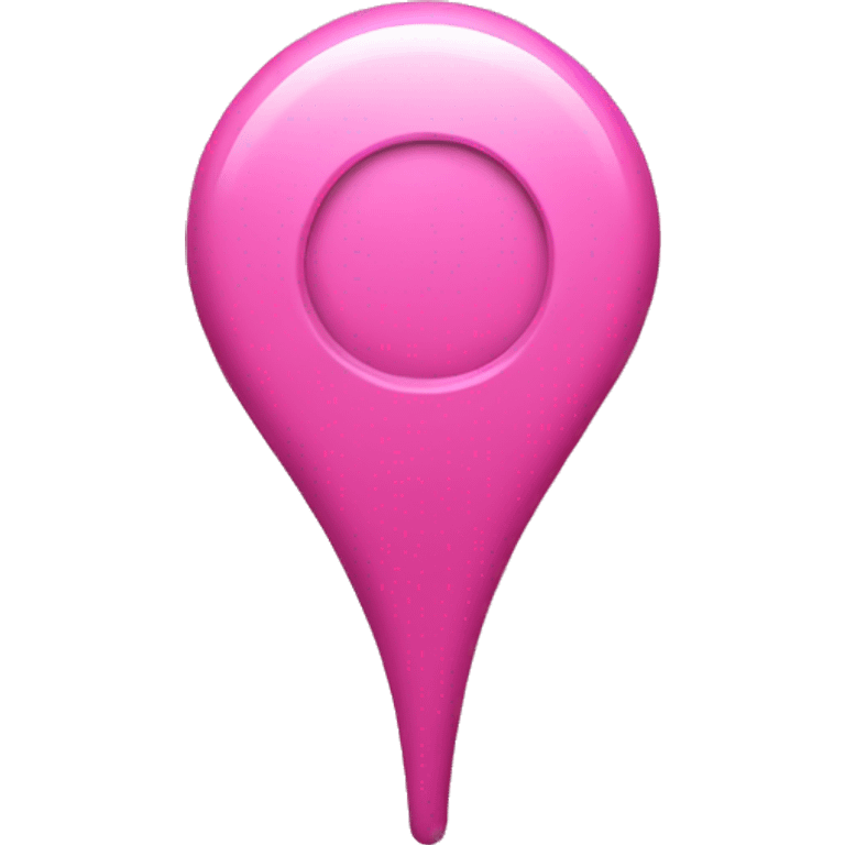 Pink location pin emoji