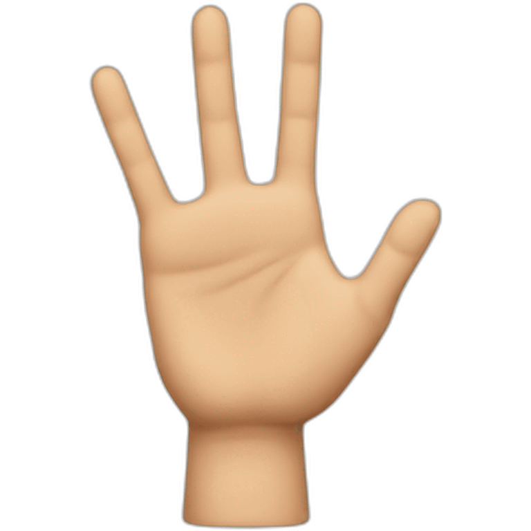 ten fingers hand emoji