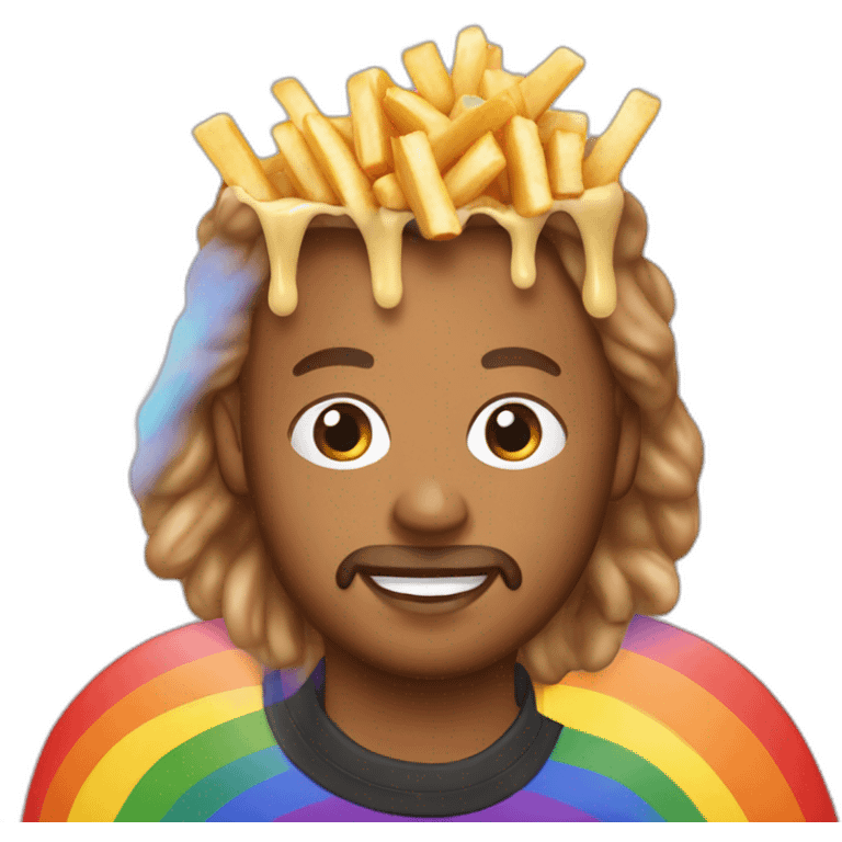 Poutine LGBT emoji