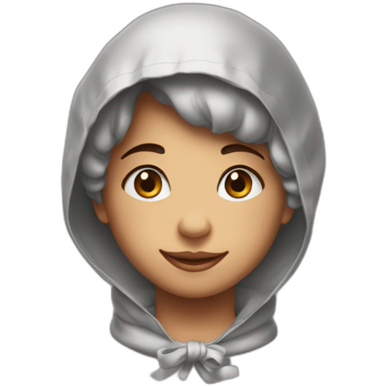 Tismey boy yet a satin bonnet emoji