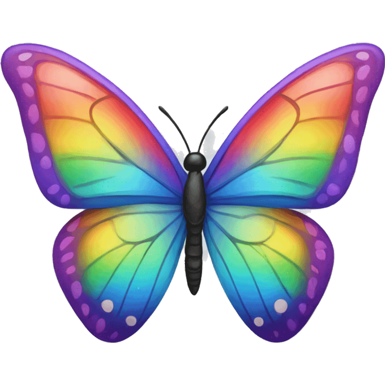 Rainbow butterfly  emoji