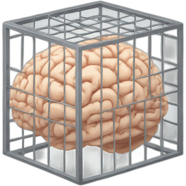 brain in a cage emoji