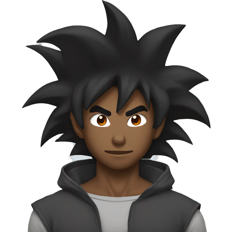 Black goku  emoji