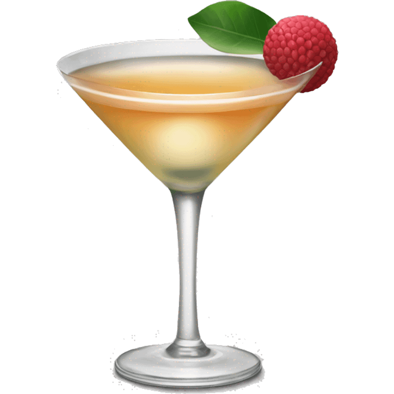 Lychee martini emoji