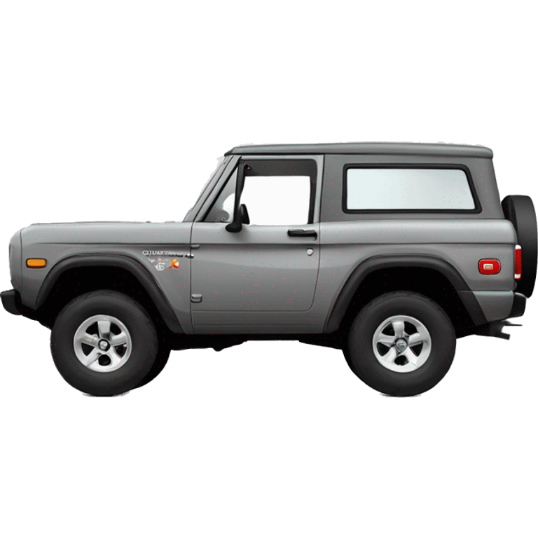 Bronco sport grey side view  emoji