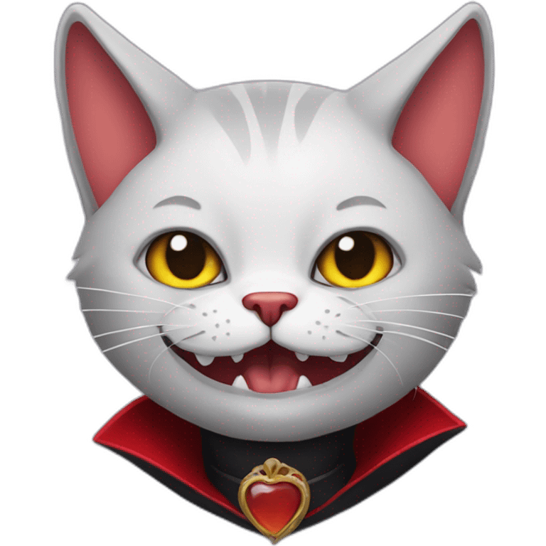 Dracula cat emoji