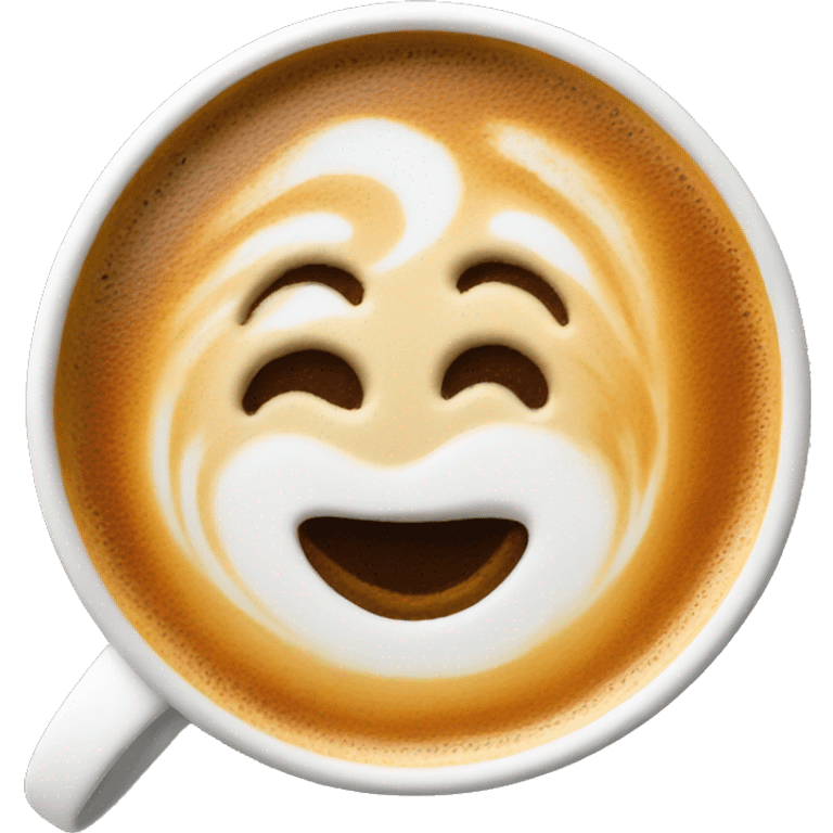 coffee latte art emoji