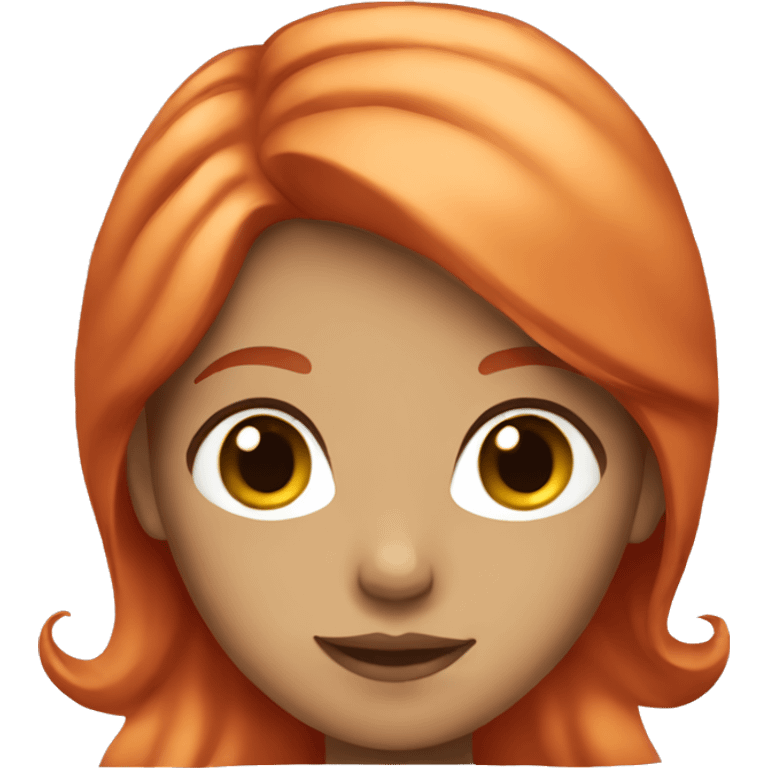 girl with light red hair  emoji