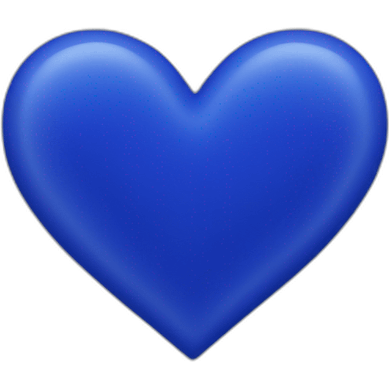 Indigo colors heart emoji