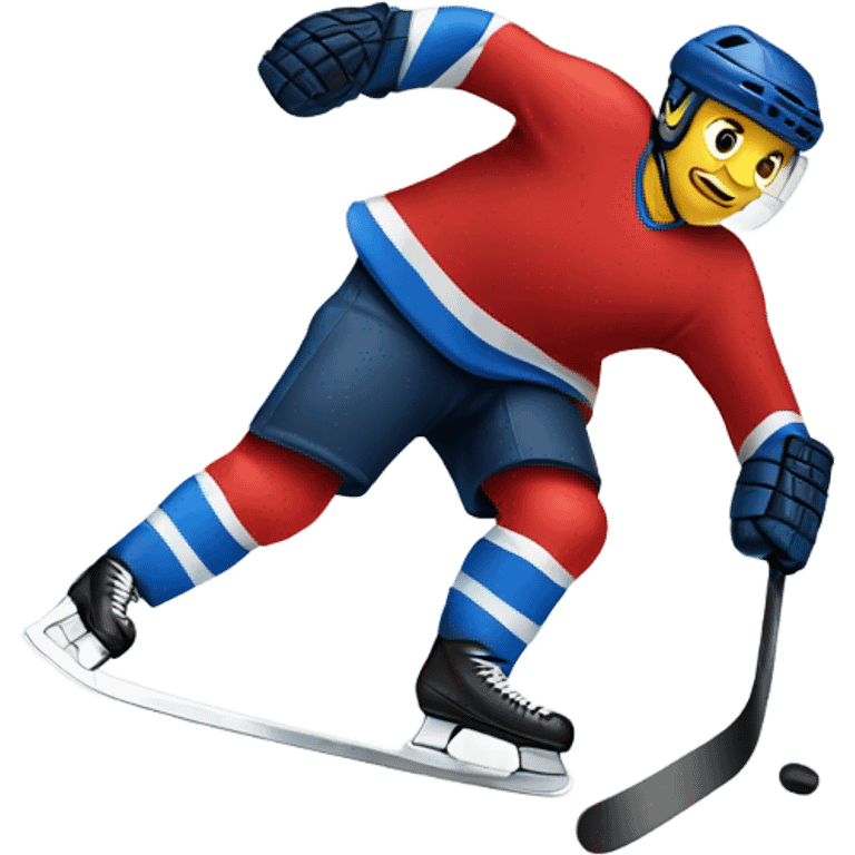 Hockey skate emoji