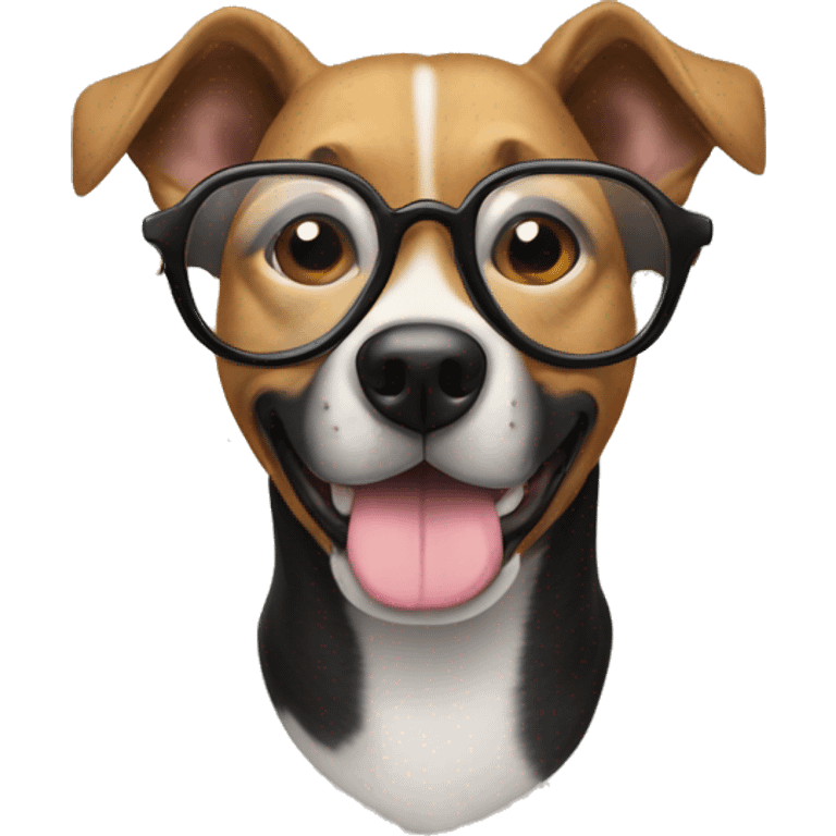 perro con lentes de sol emoji