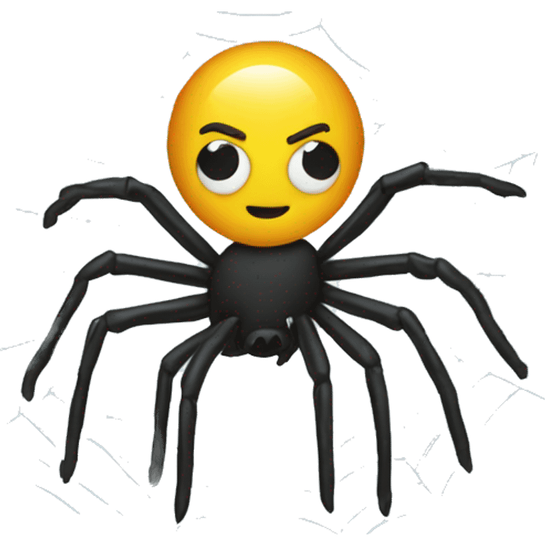 Spder on a web emoji